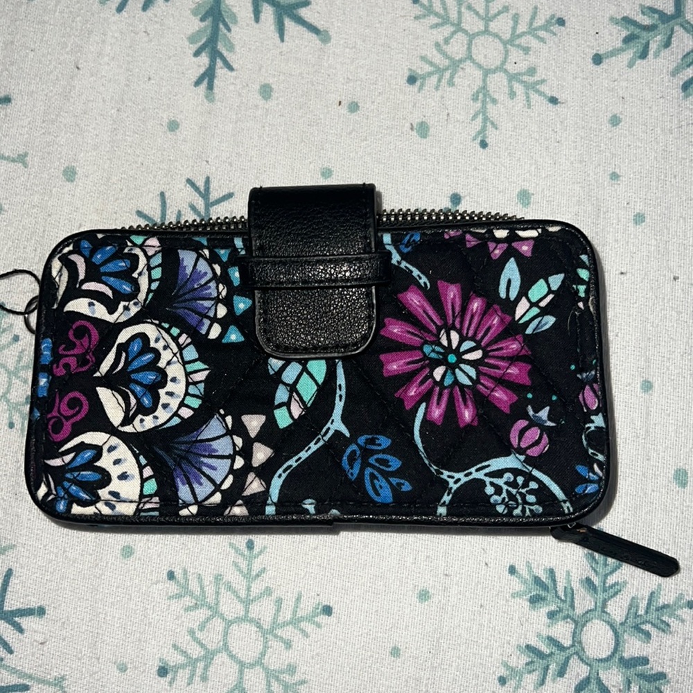 Vera Bradley Bramble Floral Clutch Wallet/Wristlet